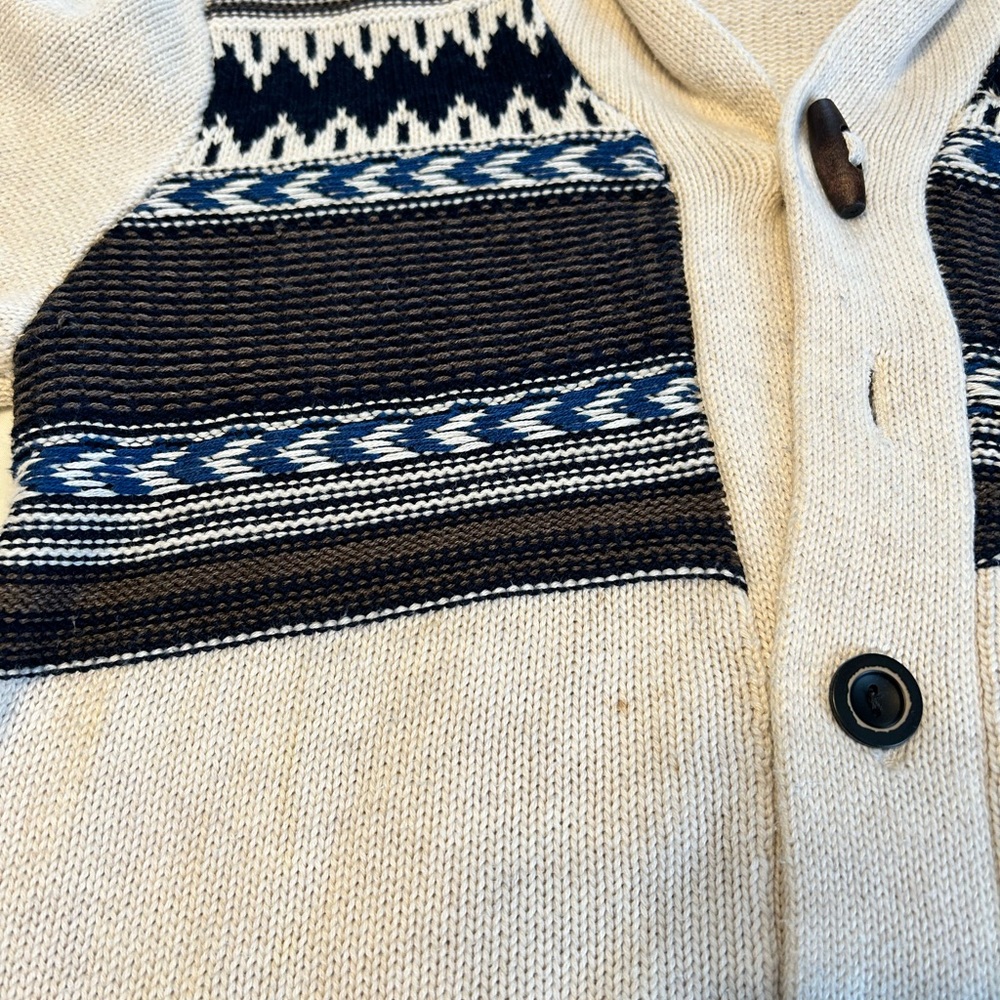 Big Lebowski The Dude Type Sweater Button Up Cardigan - Picture 6 of 8